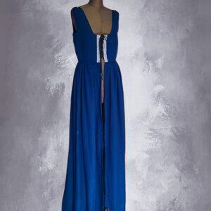 Cosplay Irish Over Dress Folk Renaissance Dress women M corset lolita